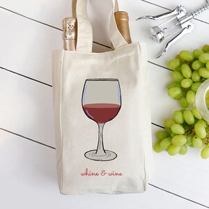 Torba na wino z płótna (podwójna)