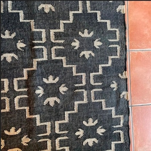 Jute Handwoven Kilim Rug, Moroccan Rug, Traditional Indian Bohemian Oriental Rug, Turkish Rug, Jute Rug, Navajo Dhurrie Rug