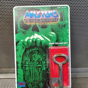 Masters of the Universe - De sleutels tot kasteel Grayskull - Wijnkelder Skeleton Key - Aangepaste gekaarde actiefiguur