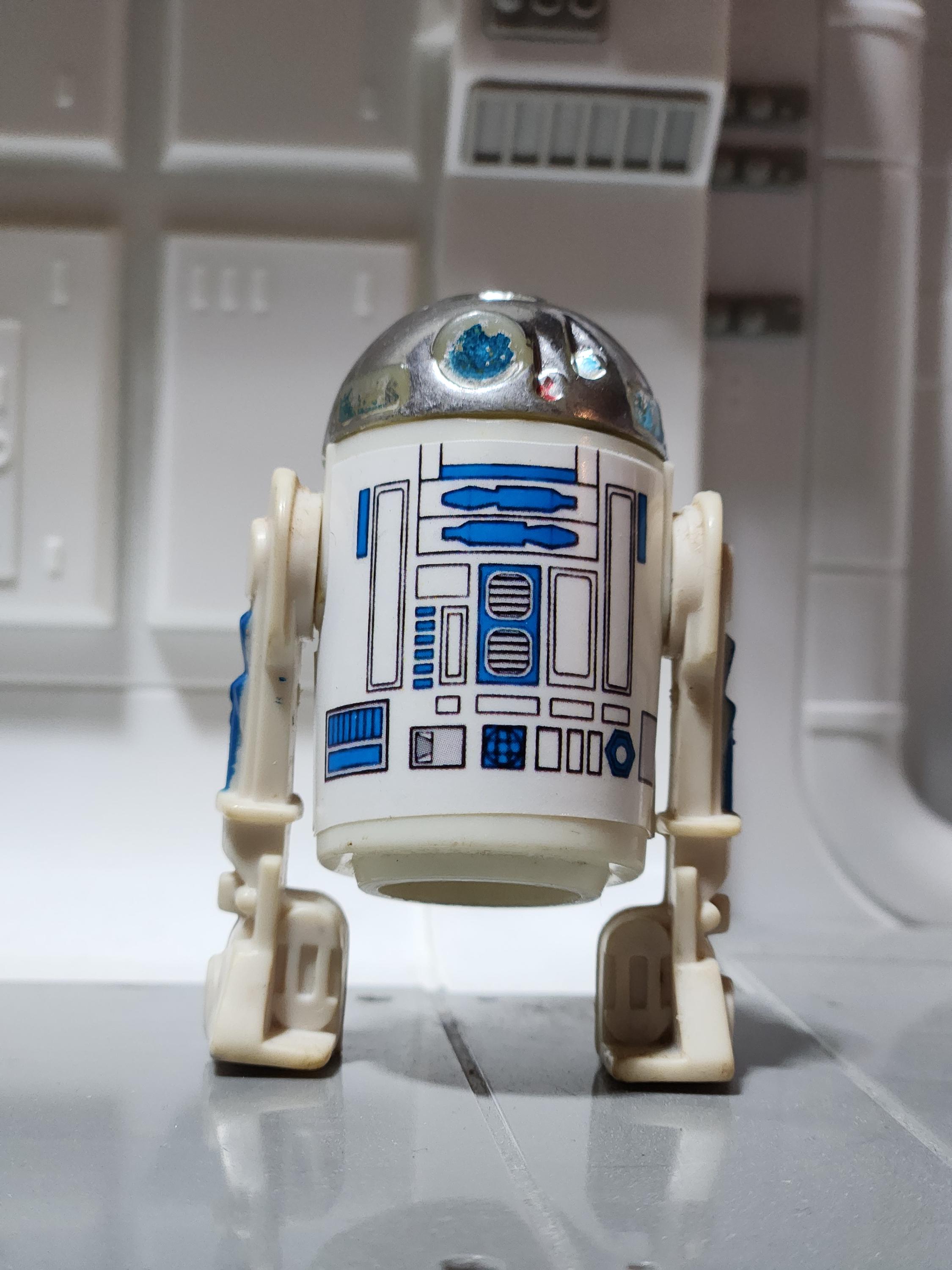 Star Wars R2D2 Kenner 1977 Action Figure With Replacement Sticker