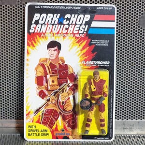 GI Joe Custom Pork Chop Sandwiches Soldeerlamp Action Figure PSA Parody Repro
