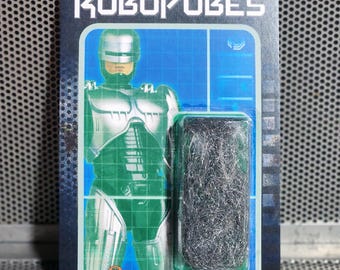 RoboCop vintage style carded RoboPubes Action Figure parody art