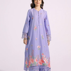 ETHNIC BY OUTFITTERS Embroidered Suit Original Pakistani Brand Dress with tag