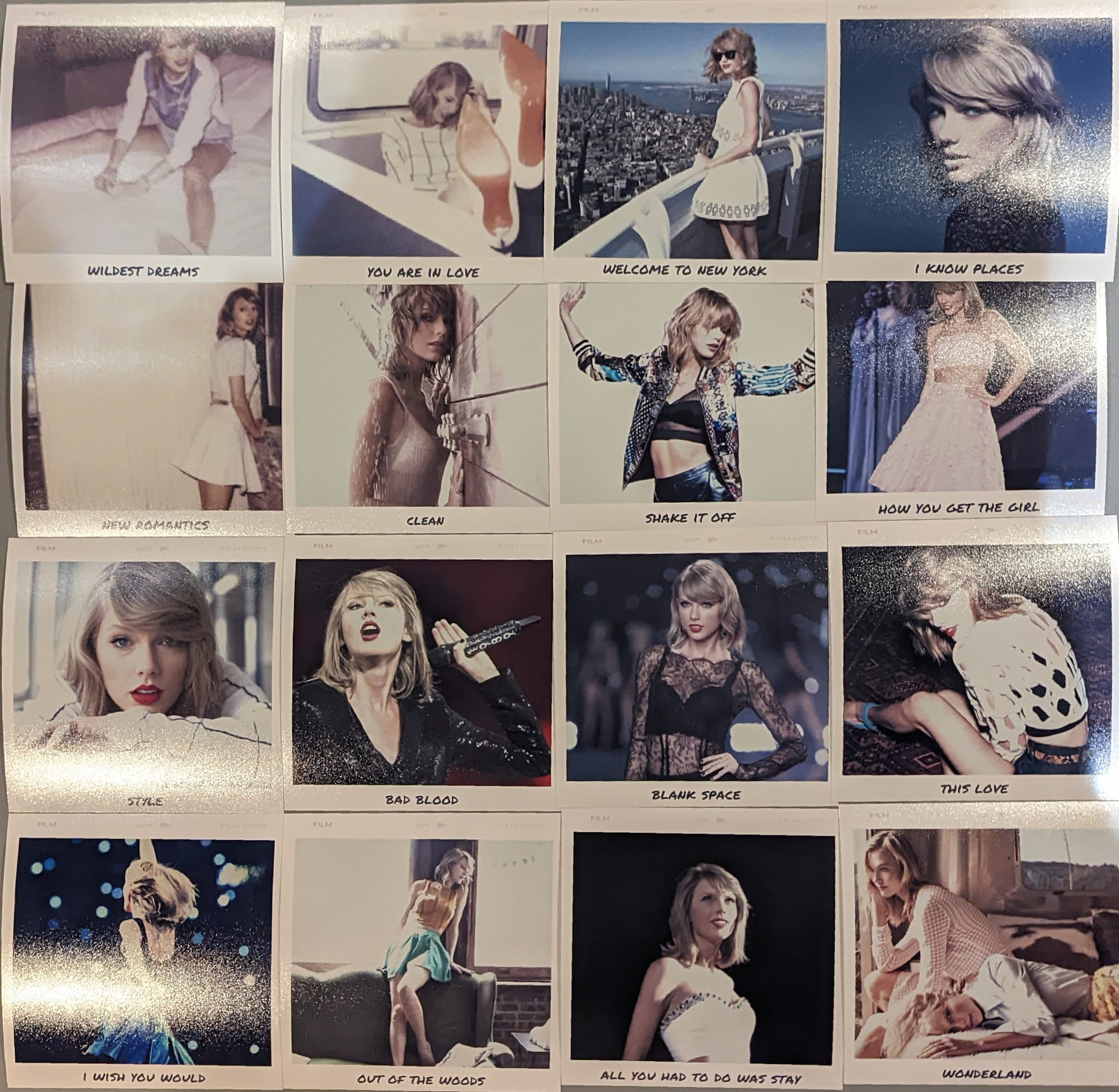 1989 Album Taylor Swift Polaroid Files 1989 Era Digital Download - Etsy