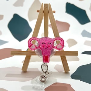 Uterus Badge Reel/ Nurse Gift/ OBGYN/ Cervix