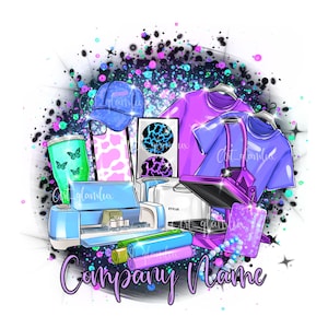 Cricut Crafter Logo, Business Logo Portrait, Tumbler Logo Design, Cartoon Logo, Custom Logo, Heat Press Logo, Tumbler Logo, Shirt Logo