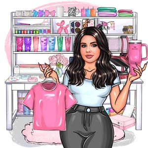 Portrait logo d'entreprise, Avatar, Logo Crafter Cricut, Logo de dessin animé, Portrait personnalisé, Logo Boutique, Logo chemise, Logo dessin animé