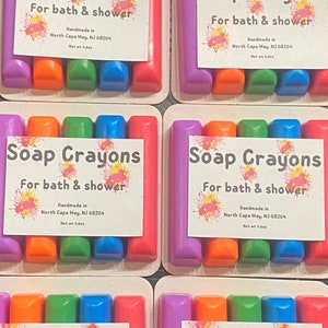 Soap Crayons,Crayon Sticks,BathCrayons,Bath Toys,Gifts,sensory gifts,Colorful Soap,Children's Soap,Bath Soap,Birthday Gift,Washable crayons