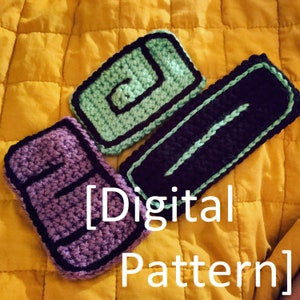 Marble Mazes PDF Crochet Pattern, Digital Instant Download, Quiet Stim Toy DIY, Fidget Toy Handmade Tutorial