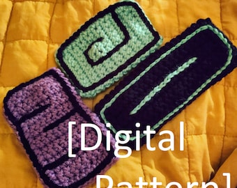 Marble Mazes PDF Crochet Pattern, Digital Instant Download, Quiet Stim Toy DIY, Fidget Toy Handmade Tutorial