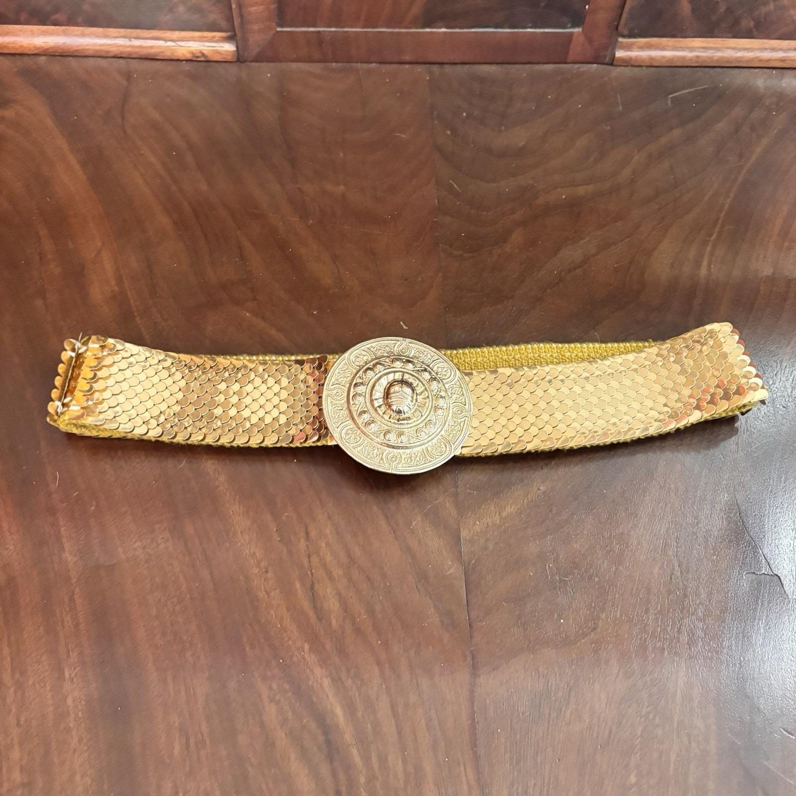 Vintage Gold Fish Scale Belts - Etsy display picture 3