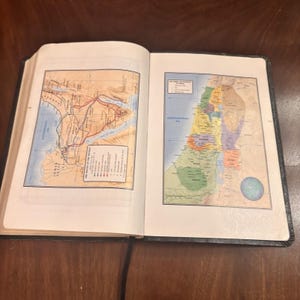 Holy Bible KJV UltraThin Reference Concordance Black Bonded Leather Holman 1999 image 14