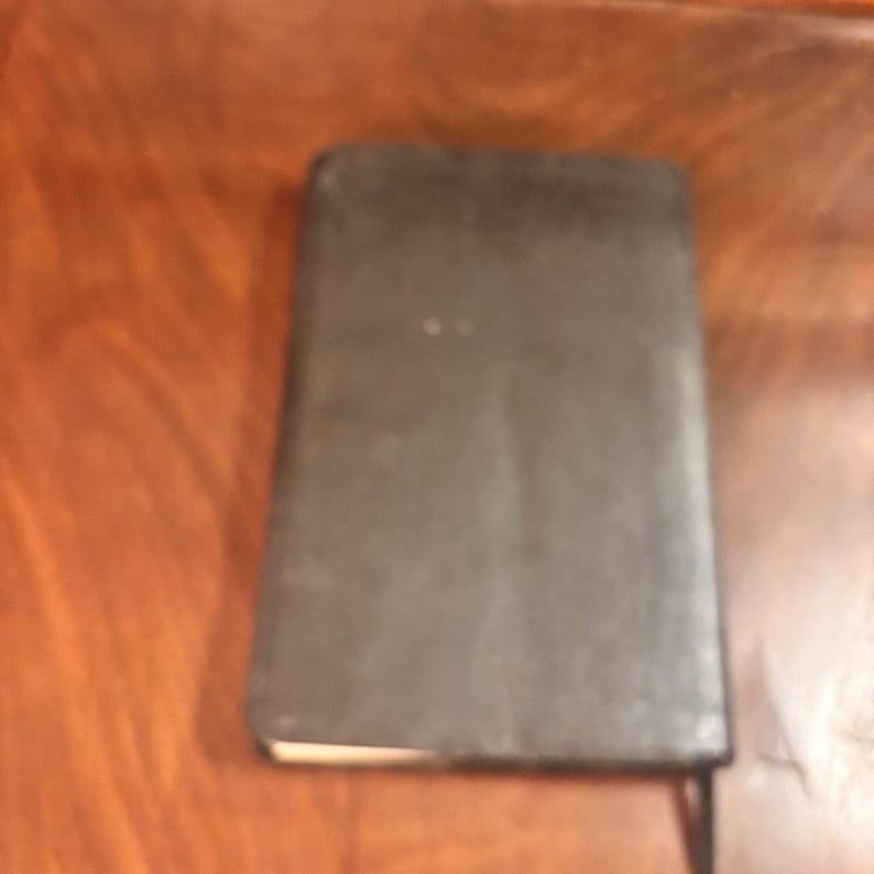 Holy Bible KJV UltraThin Reference Concordance Black Bonded Leather Holman 1999 image 2