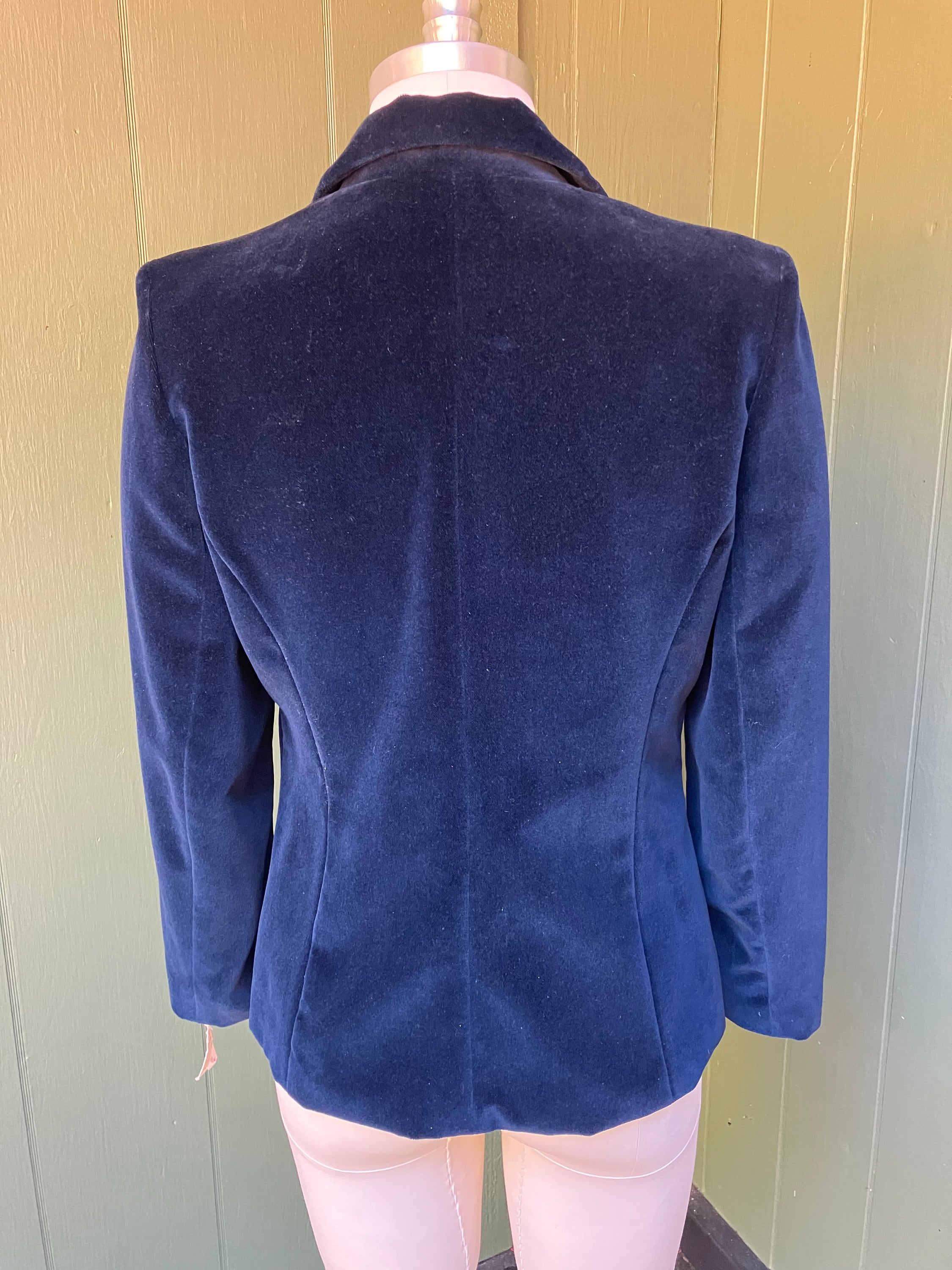 Baroque Blue Velvet Blazer main image 0