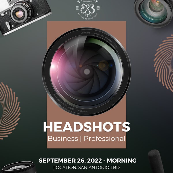 Headshots Flyer Etsy