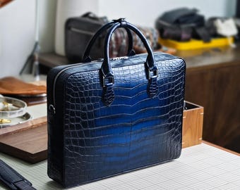 Alligator Leather Men's Bag: Custom-made bags