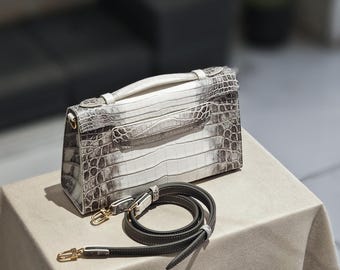 Himalaya Leather Clutch bag: Himalaya Style Bag , Custom-made bags