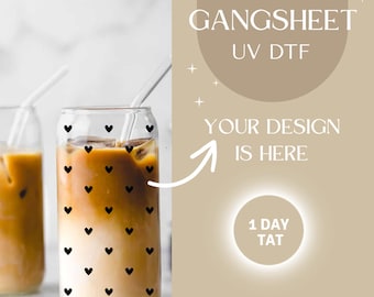 Custom UV DTF Stickers,  Custom UV Dtf Transfer, Decal, Uv Dtf Gangsheet, Custom Stickers Gangsheet, Sticker
