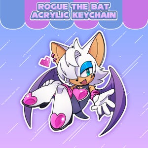 Llavero acrílico de Rogue the Bat