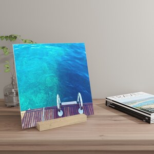 French Riviera- Dive In Gallery Board with Stand