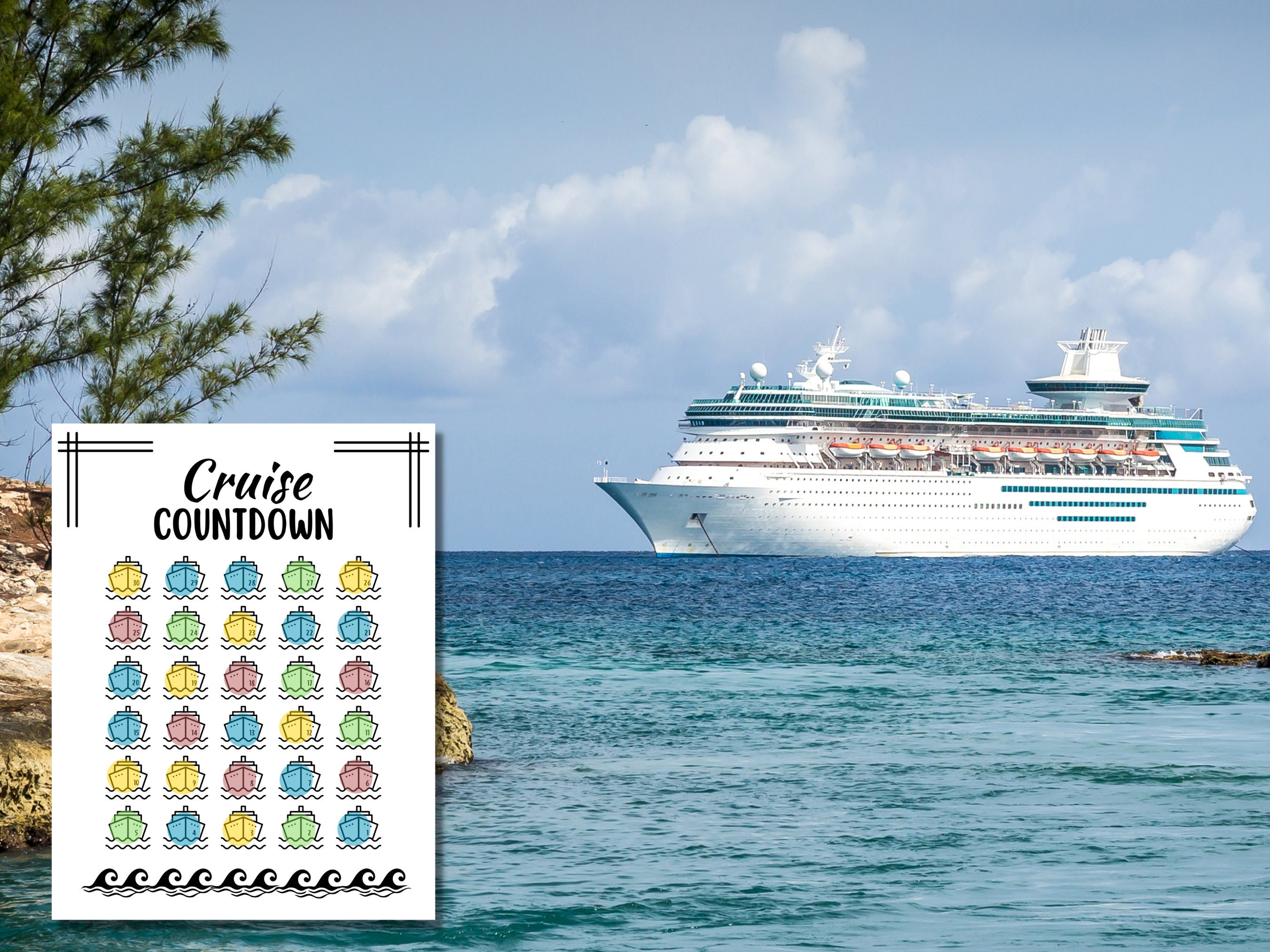 Cruise Countdown Calendar Printable
