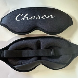 Custom Memory Foam 3D Sleeping Blindfold,100% Blackout Cloud Blindfold Night Eye Mask ,Eye Blinder for Travel Yoga Nap,Essentials For Flying