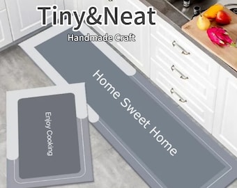 Custom Quick Dry Diatomite PU Kitchen Rug Mat,Super Absorbent Floor Mat,Non-Slip Mat,Waterproof Kitchen Rug Anti Fatigue Cushioned Floor Mat