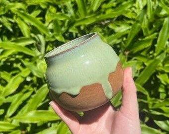 Vase en céramique Petite fleur de bourgeon - Poterie faite à la main