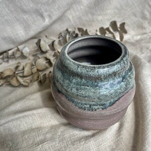 Ceramic Curvy Vase Handmade Pottery image 1