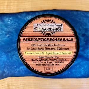 All Natural Cutting Board Wax, Organic Coconut Oil, Local Beeswax, Vitamin E Oil, Butcher Block Conditioner, Food Safe, Handmade