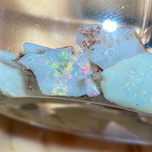 rough and rub crystal opals from australia