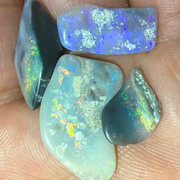 rough and rub opal pieces from coober pedy