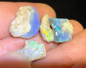 Roh- und Rub-Opale aus Blitzkamm nsw