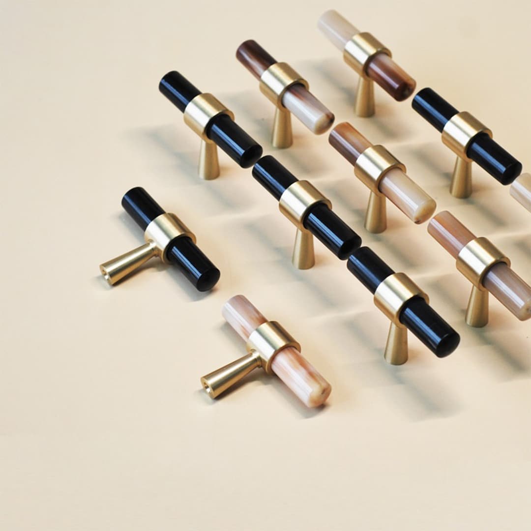 2.36 Creative Natural Horn Pulls Modern Unique Pulls