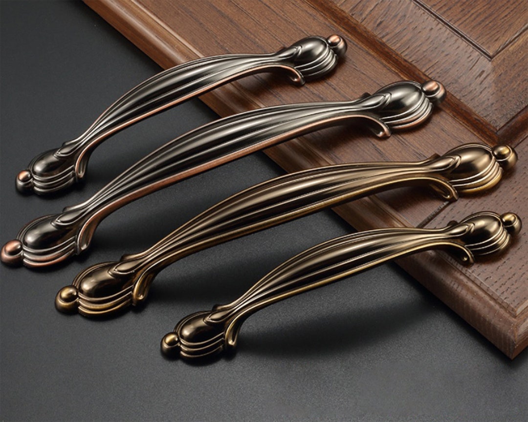 3.78 5 Oil Rubbed Bronze Pulls Vintage Kitchen Drawer Knobs Pulls Bathroom Pull