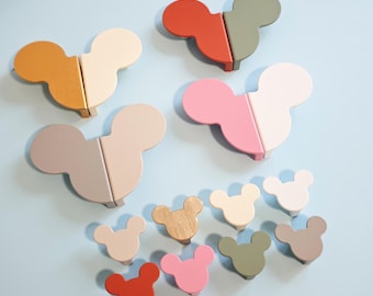 Colorful Mouse Cabinet Pull: Zinc Alloy Kids Room Decor, 16mm/32mm