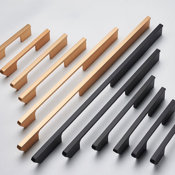 Modern Minimalist Cabinet Door Handles - Etsy