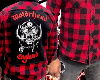 Hooded Flannel Shirt - Etsy
