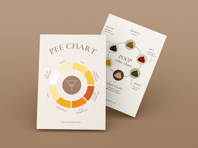 Pee Chart Method Pregnancy Pee & Poop Tracker | Health Chart (PDF) - Etsy