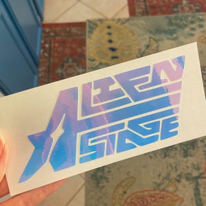 Alien Stage Decal Mizi Sua Till Ivan Hyuna Luka vinyl holographic