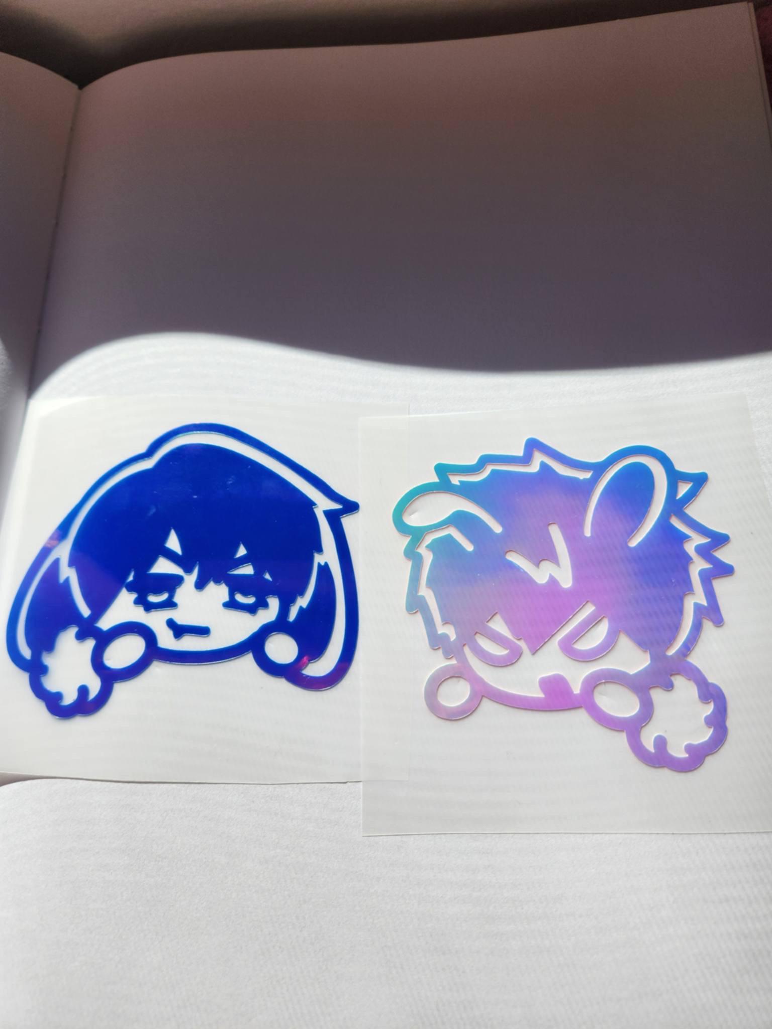 Alien Stage Inspired Decal Ivan Till Bunny Vinyl Holographic Sticker ...