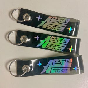 Alien Stage keystrap keychain Mizi Sua Till Ivan Hyuna Luka vinyl accessory