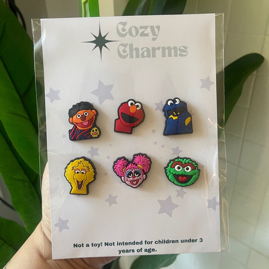 Sesame Street Elmo Croc Charm Pack 1 Etsy