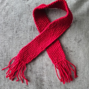 18&quot; Doll knitted scarf