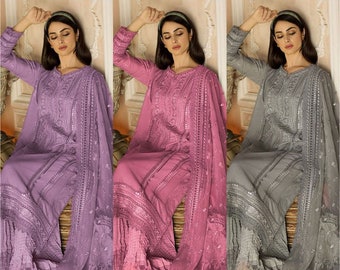 Pakistani Indian Wedding dresses Net Maxi long Frock collection Eid Suits Latest Clothes Salwar Kameez Party Wear Aqua Custom stitch