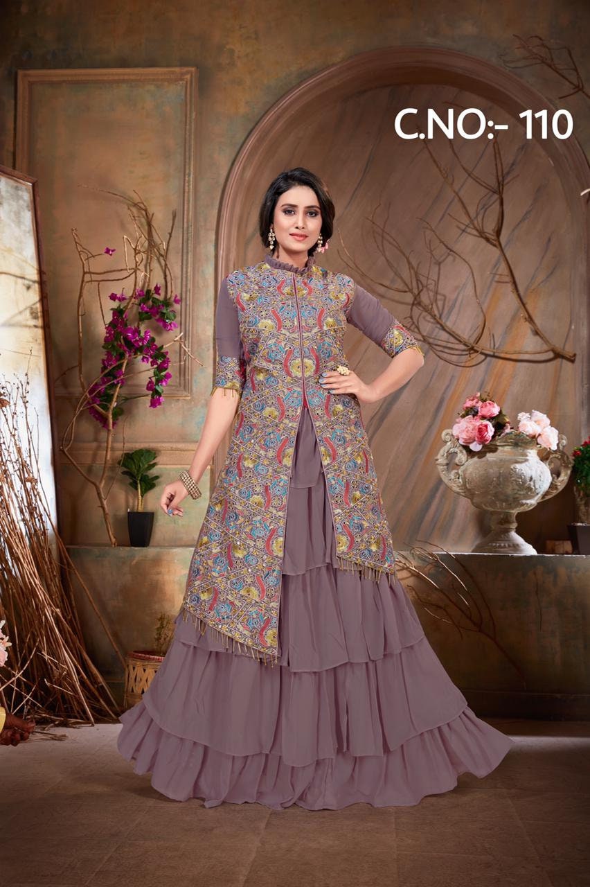 ANARKALI GOWN | lacha | indian dress – Raas