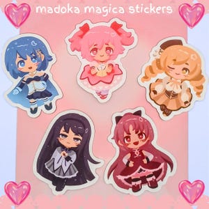 Magical Girls Madoka Magica 2&quot; Vinyl Stickers