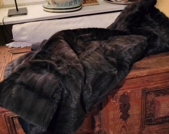 I was once a fur coat - my mink blanket and the story behind it!