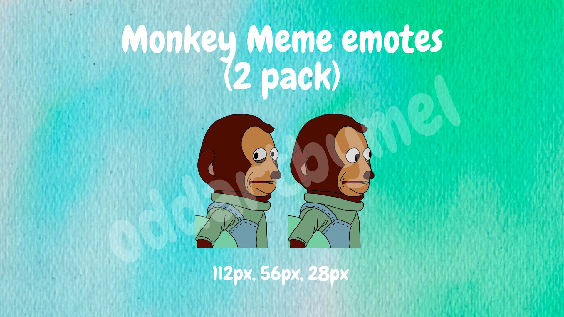 Awkward Monkey Meme Emotes Etsy