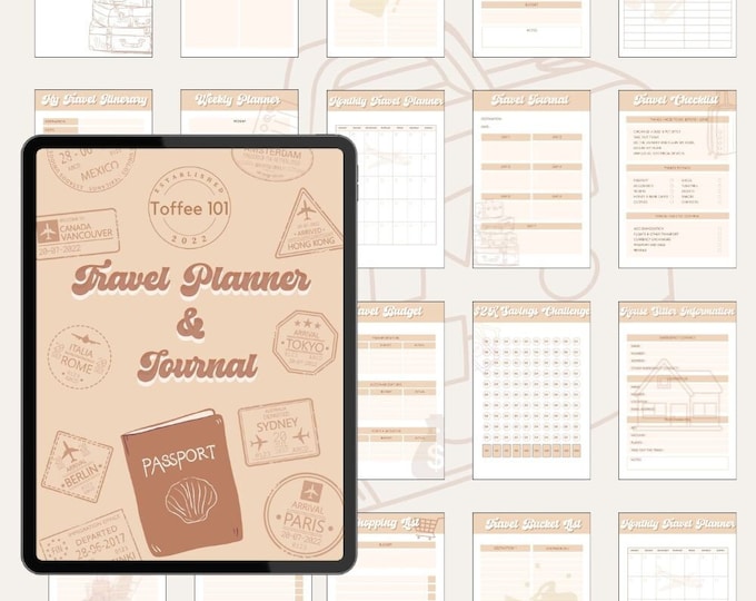Featured listing image: Digital Travel & Vacation Planner (Best Seller)
